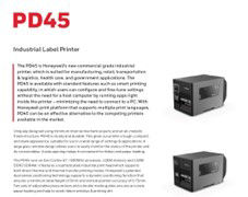 Datasheet PD45 printer